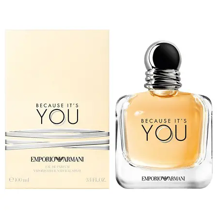 armani perfume because it's you