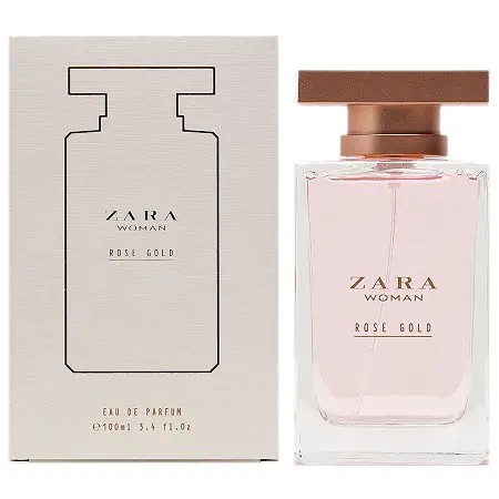 zara woman rose gold perfume